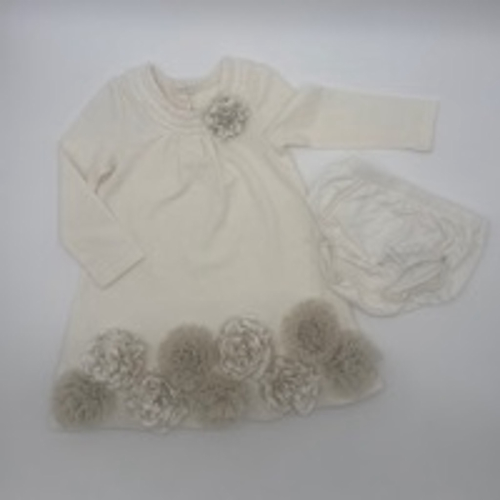 BISCOTTI Dress Size 2T Ivory Beige